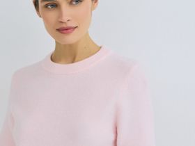 Джемпер с коротким рукавом, Розовый