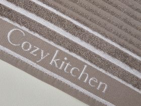 Комплект махровых полотенец COZY Kitchen, серый