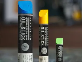 Масляная краска в форме пастели Sennelier "Oil Stick", кадмий оранжевый, средняя