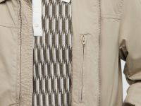 Ветровка из хлопка с отложным воротником