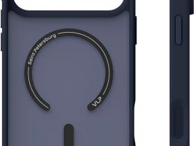 Клип-кейс VLP Lite Bloomс MagSafe для Apple iPhone 17 Pro Max Тёмно-синий