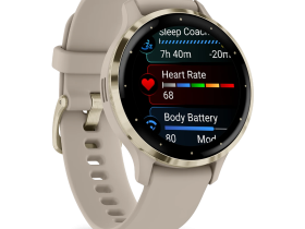 Смарт-часы Garmin Venu 3s Soft Gold French Gray Silicone (010-02785-02)