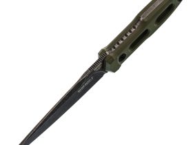 Туристический нож Кондор Т сталь D2, рукоять G-10 хаки