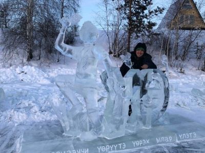 «Золотые крылья» выиграли фестиваль ледовых скульптур в Якутии