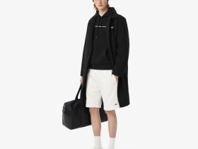 Мужской хлопковый свитшот Lacoste классического кроя