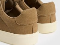 Кеды из искусственной замши, Бежевый