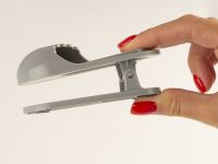 Точилка-наждак с зажимом "Сонет", 9,5х3,8 см, серая