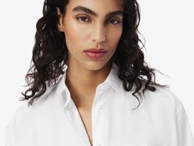 Женская рубашка Lacoste из хлопка