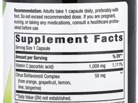 Nature's Way, буферизованный витамин C с биофлавоноидами, 1000 мг, 250 веганских капсул