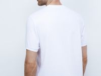 Футболка из фактурной ткани, Белый