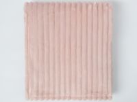 Плед Мягкая полоска/Soft strip, пудра