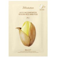 Маска с лактобактериями для сияния кожи JMsolution Lacto Saccharomyces Golden Rice Mask Plus