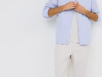 Брюки из хлопка, Белый