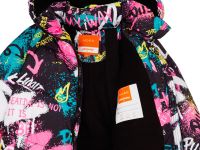 Пальто текстильное с полиуретановым покрытием для девочек