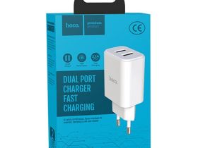 Сетевое зарядное устройство Hoco (C62A) Victoria 2хUSB PD 10W (белый)
