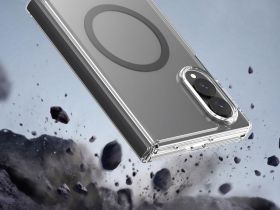 Чехол Araree Duple 360 M для Galaxy Z Fold8 прозрачный+черный