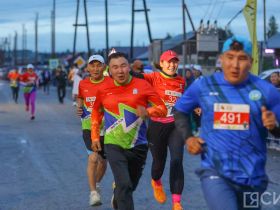 Около 700 участников. Впервые на Играх Манчаары провели массовый забег