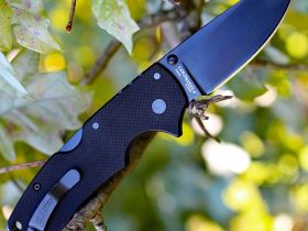 Нож складной Cold Steel American Lawman, сталь CPM-S35VN, рукоять G10, черный