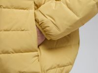 Стеганый пуховик с натуральным пухом