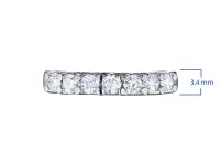 Классическое кольцо из белого золота с бриллиантами э4701кц09169300