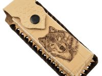 Складной нож Сибиряк, сталь дамаск, рукоять венге