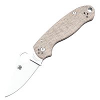 Складной нож Spyderco Para 3, сталь CruWear, рукоять микарта, бежевый