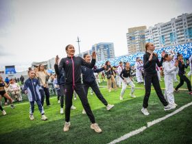 Фото. День физкультурника отмечают в Якутске