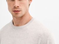 Базовый вязаный джемпер, Бежевый