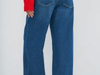 Ультраширокие джинсы, Синий