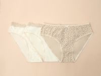 Набор трусов Слип/Slip, бежевый/белый