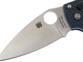 Складной нож Spyderco Manix 2 Lightweight Dark Blue, сталь Crucible CPM® S110V™, рукоять пластик FRCP, синий