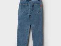 Брюки текстильные джинсовые утепленные флисом для мальчиков