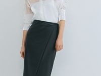 Блузка из органзы, Белый