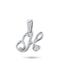 Подвеска из серебра с бриллиантом э0601пд04201235