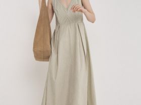 Сарафан из хлопка, Зеленый