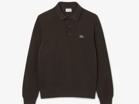 Мужская толстовка Lacoste с воротником-поло из хлопка