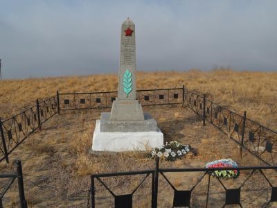 Братская могила советских воинов, погибших в период Сталинградской битвы