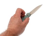 Складной нож Dr.Tech W3613GJ, сталь D2, рукоять G10, Jade