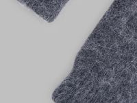 Вязаные варежки с шерстью и ангорой