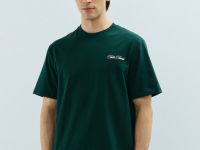 Футболка из хлопка с принтом, Зеленый