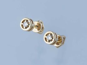 Пусеты из желтого золота э0312пс05157700