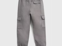 Брюки с карго-карманами для мальчиков, Серый