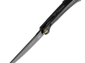 Складной нож Нукер Black, сталь AUS8, рукоять G10