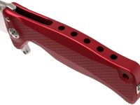 Нож складной LionSteel SR11A RS RED, сталь Uddeholm Sleipner® Satin Finish, рукоять алюминий (Solid®), красный