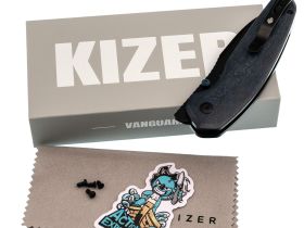 Складной нож Kizer Meteora, сталь Nitro-V, рукоять Richlite