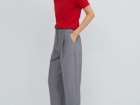 Брюки с ремнём, Серый