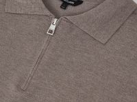 Легкий джемпер-поло полуприлегающего кроя