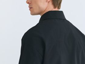 Куртка-рубашка на молнии, Черный