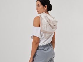 Платок шейный Divina, бежевый II