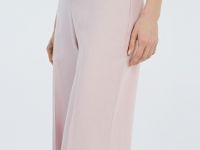 Широкие брюки со льном, Розовый